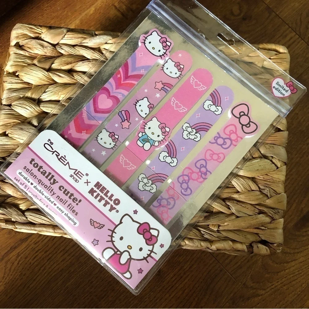 Creme Shop x Hello Kitty: Salon-quality nail files set of 5 Limited edition
